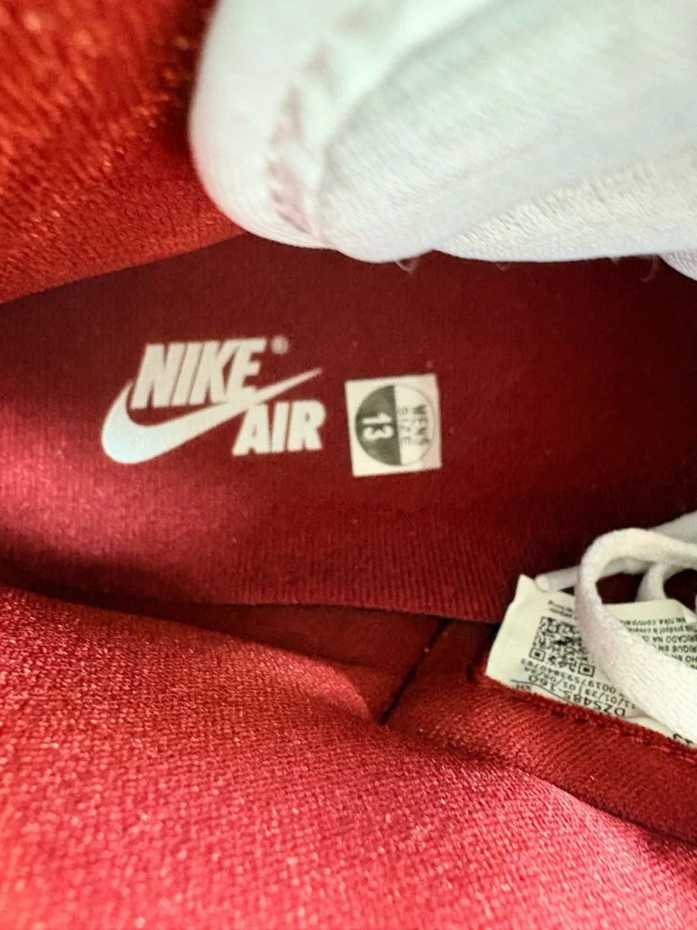 Nike Air Jordan 1 Retro High OG White Team Red Size 13 Men’s New In Box